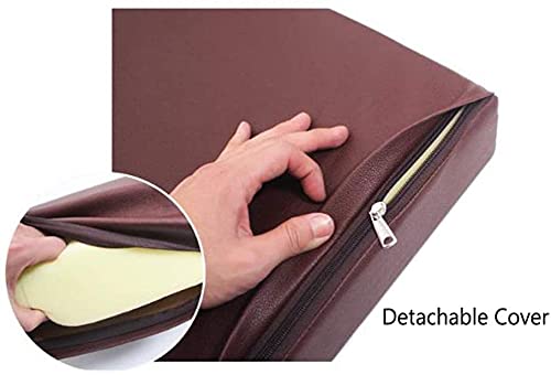 Cojín para silla de comedor impermeable funda lavable con cremallera para jardín 5cm 3