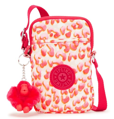 Kipling Tally Bolsa de Teléfono, Bolsas de Teléfono, Latin Cheetah (Rojo)