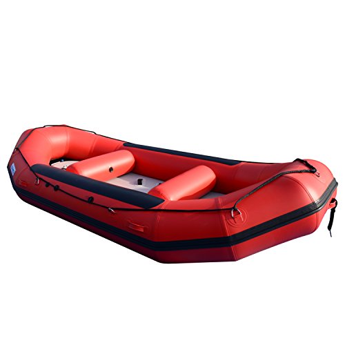 Image of BRIS 1.2mm 13ft Inflatable White Water River Raft Inflatable Boat FloatingTubes