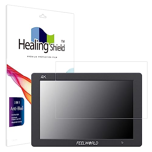 Healingshield XLV[tیtB Screen Protector Eye Protection Anti UV Blue Ray Film Compatible with FEELWORLD T7 Plus