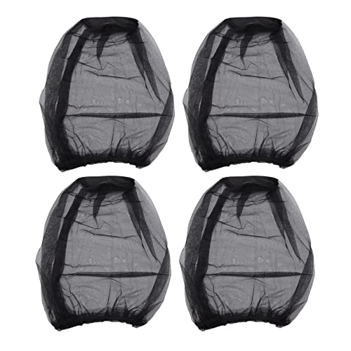 Mosquito Head Net Mesh, Face Neck Fly Netting Hood 4pcs for Outdoor Hiking Camping Climbing Walking Mosquito Fly Insects Bugs Preventin,