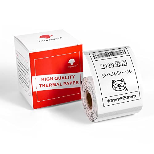 Phomemo M110Ή  xV[ 40mm*60mm `^Cv 130/ Mxv^[p M[ x Mxv^[p@Ɩpnhx[ V[ e[v [ S ϐ M MV[ 