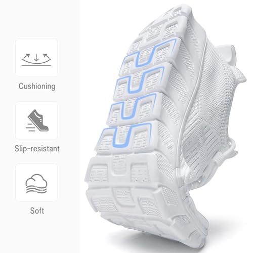 Damyuan Running Shoes for Women Tennis Sneakers Slip on Walking Lightweight Comfortable Athletic Gym Summer Casual Workout Shoes Mesh Shoes4