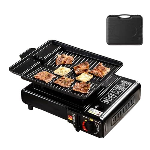 Estufa De Camping Portátil | Estufa Portátil | Quemador De Encendido Automático Y Regulación Para Senderismo Viaje Picnic Y Actividades Al Aire Libre