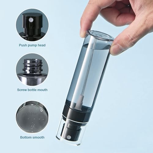starfa lab Spray Bottle, 5 Pack Fine Mist Spray Bottle, Plastic Mini Spray Size Bottle Leak Proof for Travel Skincare Water Cosmetics Toners (30ml/60ml/80ml/100ml/120ml) - Image 5