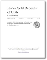Placer Gold Deposits of Utah 1892279193 Book Cover
