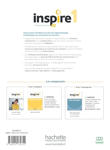 Inspire 1 - Livre de l'élève (A1)