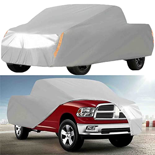Image of Pickup Truck Cover Universal All Weather Heavy Outdoor Replacement for Pickup Truck up to 250 L x 80 W x 65 H Inch