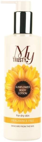 My Trusty (Nhs Skincare) | Sunflower Body Lotion - Fragrance Free 250ml | 4 x 250ml (UK)