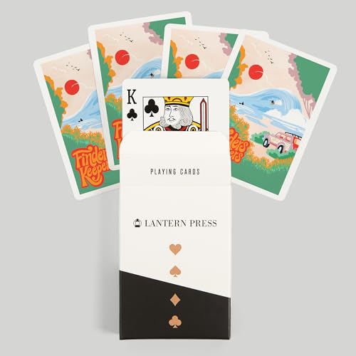 Lantern Press Secret Surf Spot - Naipes Póker 52 cartas miniatura 6