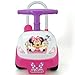 Kiddieland: Foldable Handle Ride-On - Minnie - Disney Foot to Floor Vehicle, Interactive Dashboard & Sounds, Toy Phone, Toddlers & Kids 18-36mo