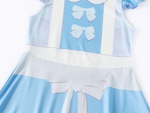 Jurebecia Girls Nightgowns Princess Nightdress Sleepwear Flutter Short Sleeves Pajamas for Toddler Kids Nightie Dress4