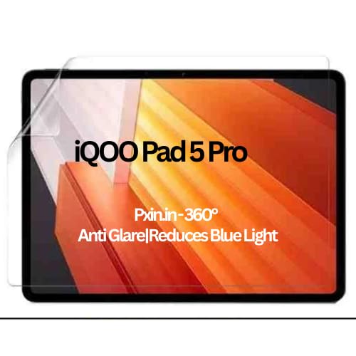 Image of Pxin Tablet Anti Bluelight and Anti Glare Screen Guard compatible with iQOO Pad 5 Pro | BLUVLightblock Tech | Scratch Proof | Prevents bluelight | Eye Protection | No Dry Eyes