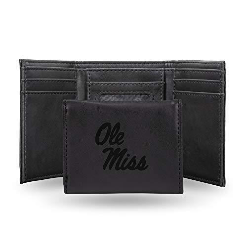 Image of Rico Industries NCAA Laser Engraved Trifold Laser Engraved Tri-Fold Wallet - Men's Accessory