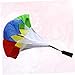 BESPORTBLE Rainbow Parachute Gym Class Boys and Girls Running Equipment Strength Physical Fitness Umbrella Training Parachute for Endurance and Speed