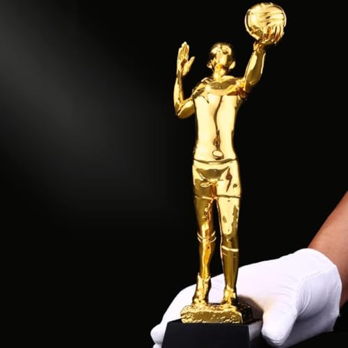 Trophée Volleyball personnalisé - Récompense match résine 28cm