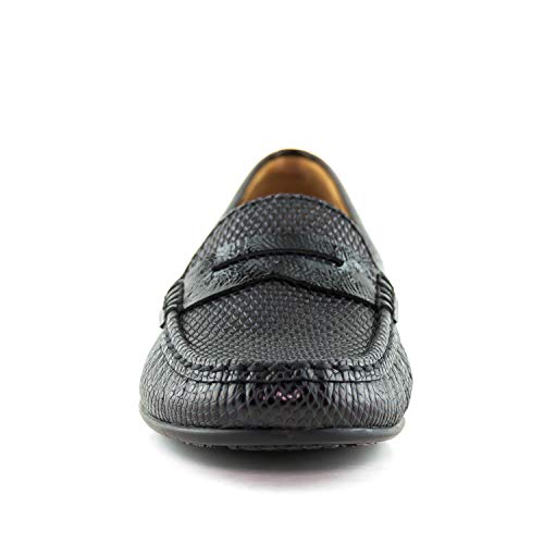 Image of Womens Casual Genuine Leather Comfortable Lightweight Driving Moaccasins Classic Fashion Penny Slip On Ladies Driving Loafer Flat Shoes