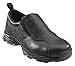 Work Shoes, Men, 10-1/2W, Slip On, Black, PR