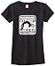 Threadrock Big Girls' Warning Gymnast Could Flip at any Moment Fitted T-Shirt L Black