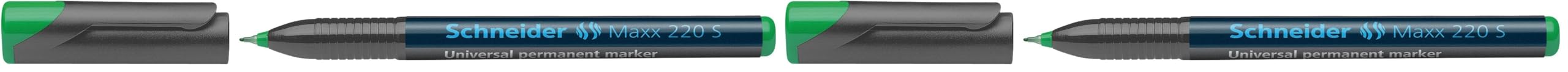 Schneider alıcının Universalmarker kalıcı Maxx 220 S 0,4 mm Yeşil (2 paketi)
