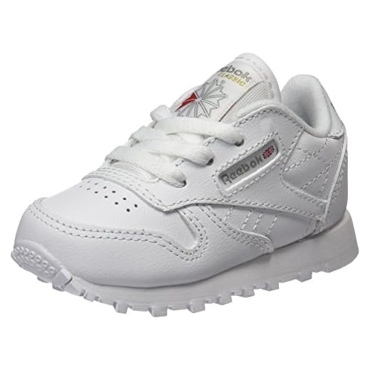 Reebok Classic Leather Zapatillas de trail running Unisex bebé, Marfil ( White 1), 22 EU