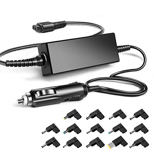 KFD Universal DC 12V-24V Laptop Car Charger Vehicle Adapter for HP Pavilion Compaq Dell Acer Asus Zenbook VivoBook Vizio MSI Lenovo Ideapad ThinkPad IBM Toshiba Samsung Soundbar Sony LG JBL Bose