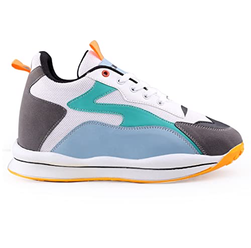 Image of BXXY Men's 3 Inch Hidden Height Increasing Casual Sports Lace-Up and Outdoor Shoes.