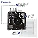Panasonic WhisperCeiling Bathroom Exhaust Fan, 290 CFM, FV-30VQ3 B00084ZQA2 Panasonic Installation Kit for In-line Fans & ERVs, 6