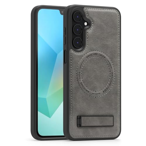 Image of Lunivop for Samsung Galaxy A16 5G Phone Case 6.7 inch PU Leather Gray