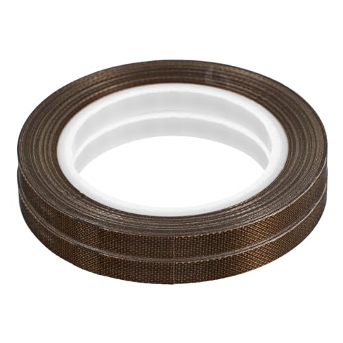 FELTECHELECTR 2 rollos Cinta Ptfe Alta Temperatura Aislante Térmico Resistente al Desgaste para Selladoras de Vacío Manuales