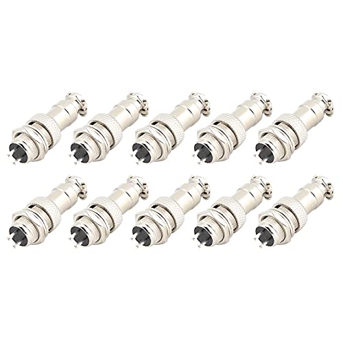 Conector Aviación GX12 2 Núcleos Pack 10 Piezas miniatura 7