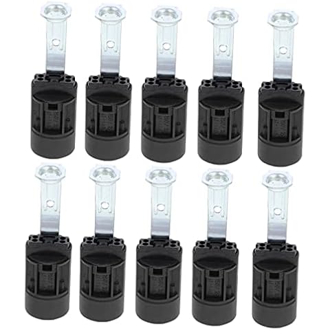 Uonlytech Douilles E14 en Plastique Cover