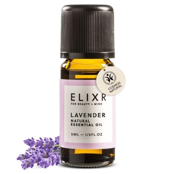 ELIXR Aceite de lavanda I Aceite esencial 100% natural de Francia I Cosmética natural certificada I 5 ml