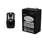 Moultrie Pro Hunter II Feeder Kit, Black (MFG-13448) & Wildgame Innovations 6V Tab Style...