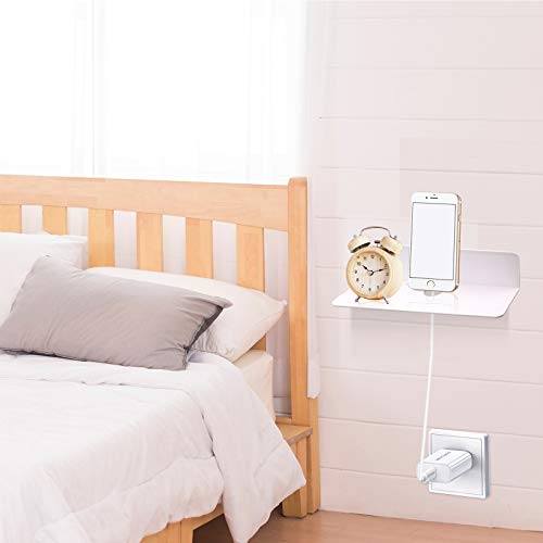 Drijvende wandplanken, 2 stuks zelfklevende plank met accessoires acryl kleine displayplanken zelfklevende displayplank… - Image 5