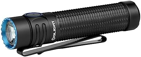OLIGHT Warrior Mini3 LED Tactical Flashlight, Rechargeable Light with MCC3 Charger, EDC Powerful Flashlights Ideal for Emergency, Security, Hiking - Black