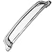 Polished Chrome Drawer Pulls By Southern Hills, 5 inch Screw Spacing (6 1/4" Total Length) , Chrome Cup Pulls, Kitchen Cabinet Drawer Pulls, Chrome Cabinet Hardware, SHKM004-CHR-5