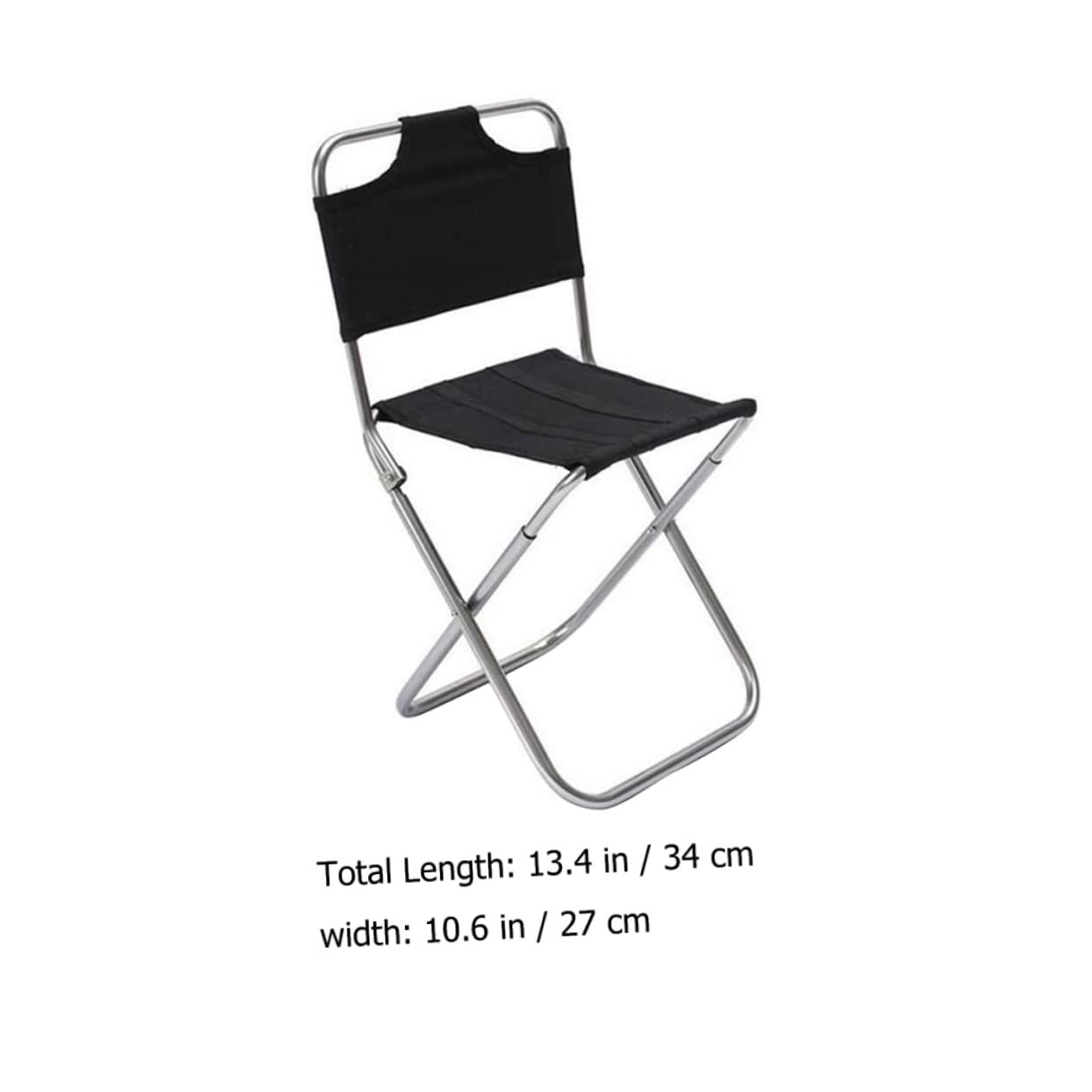 GRIRIW Lightweight Portable Folding Stool for Camping Fishing and Outdoor Activities Sturdy Design Space Saving Compact Seat for Picnics and Travel