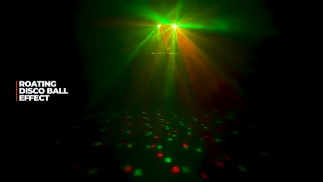 Set Luci Da Discoteca Con Treppiedi - 2 Sfere Rotanti E 2 Faretti RGB, Telecomando, Attivazione A Musica