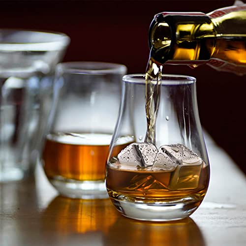 Das Tookii Whiskey Stones 6 Pack, Metal Reusable Ice Cubes, High Cooling Technology, Stainless Steel Ice Cubes, Refreezable Chilling Stones For Whiskey, Vodka, Liqueurs, Wine, Beverage Juice Or Soda #TOP2
