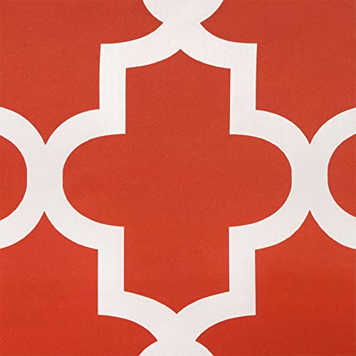 Exclusive Home Curtains Ironwork Woven Blackout Grommet Top Panel Pair, Mecca Orange, 52x96, 2 Piece, W 52" x L 96" (2 Panels) - Image 2