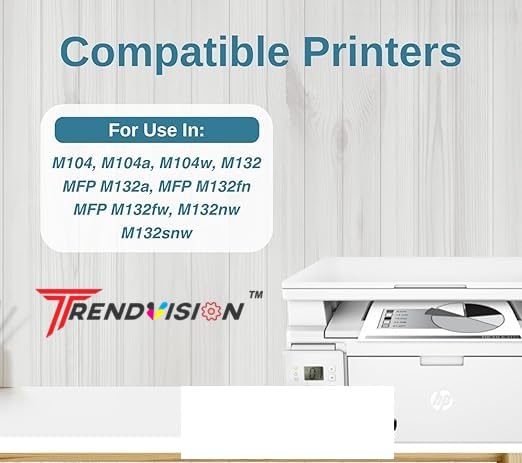 Image of Compatible with HP 18A /CF218A Toner Cartridge & 19A /CF219A Imaging Drum Combo for LaserJet Pro M104, M104a M104w, HP LaserJet Pro MFP M132, MFP M132a, 130fn, 130fw, 132nw Printers