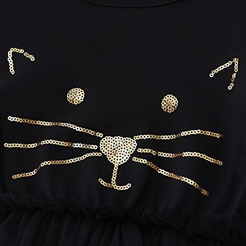 Little Girls Rainbow Dress Long Sleeve Kids Girl Tulle Dresses Fall Winter Outfit 3-8 Years3