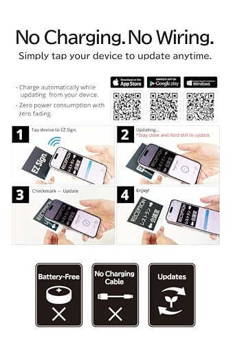 Écran E-Paper NFC Santek étiquette connectée réinscriptible pour PC et iOS - 3