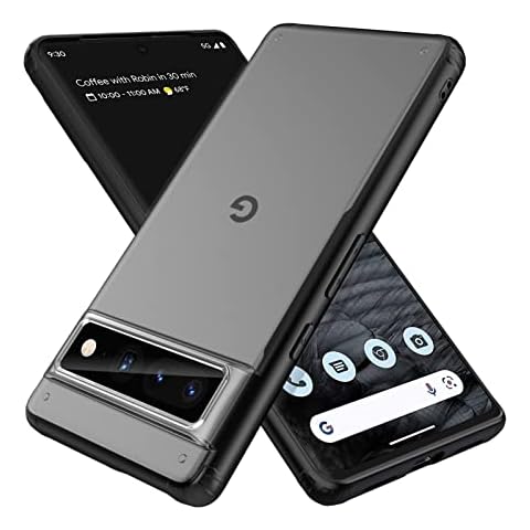 Lopnord for Google Pixel 7 Pro Case, Full-Body Protective Hard Cover Compatible with Google Pixel 7 Pro Phone Case Matte 6.7 inch, Light Shell for Pixel 7 Pro Case 5G (2022) [No Fingerprints] Black Cover