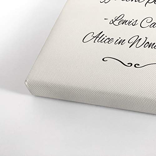 Smileartdesign I Can Not Go Back To Yesterday Because I Was A Different Person Quote Canvas Print Motivational Inspirational Wall Art Home Decor Living Room Ready To Hang Made In The Usa - 12X8 #TOP2