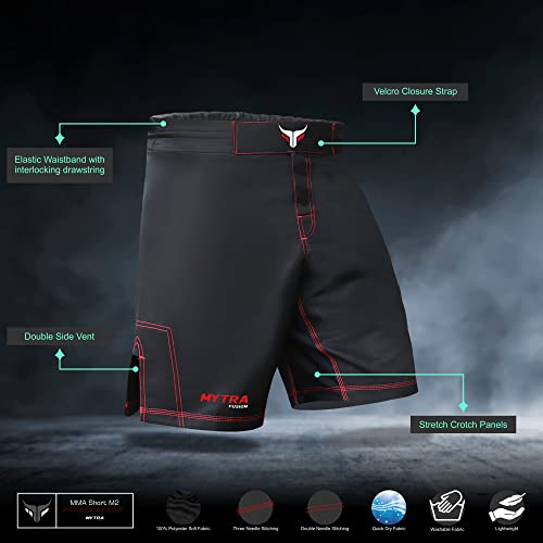 Foto von Mytra Fusion MMA Shorts MMA Boxing Kickboxing Muay Thai Mix Martial Arts Cage Fighting Grappling Training Gym wear Clothing Shorts Trunks