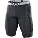 EVOC CRASH PANTS PAD Fahrradhose Schutzkleidung für Mountainbike-, Rennrad- & Fahrradtouren (Größe: L, beidseitige Hüftprotektoren, Polsterungen für Hüfte, Becken & Steißbein, CHAMOIS PAD), Schwarz