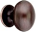 Amerock BP53018-25PACK Allison Value Hardware 1-3/8 Inch Long Oval Cabinet Knob, Satin Nickel