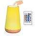 Veilleuse LED, Lampe de Nuit Chevet Rechargeable, Lampe de Table avec Contrôle Tactile à 360° 13 Couleurs Changeantes, RGB Dimmable Lampe avec Télécommande pour Chambre à Coucher, Salle de Bébé Salon